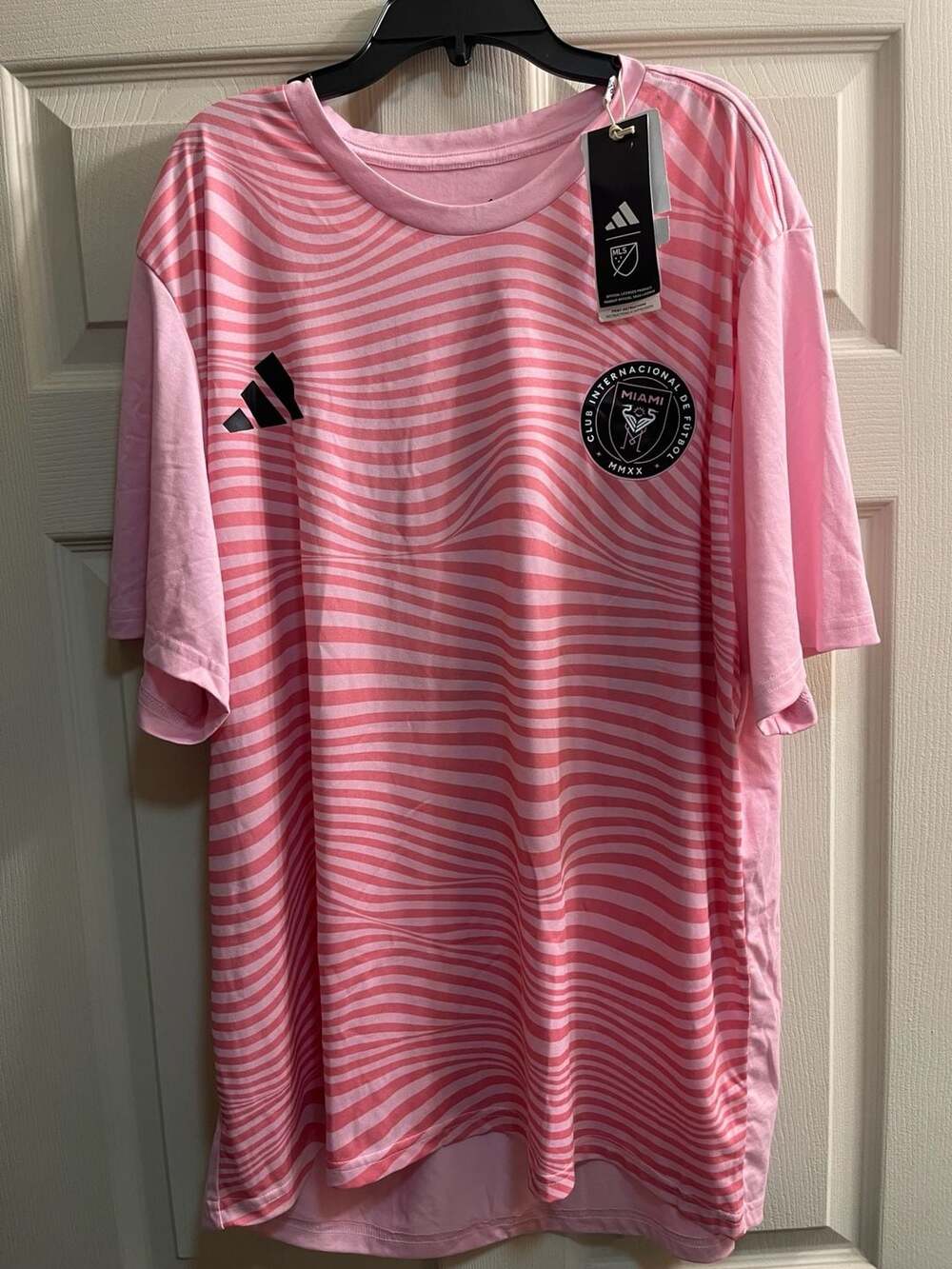 New Adidas Lionel Messi Inter Miami CF #10 Men's Jersey Pink Size XL